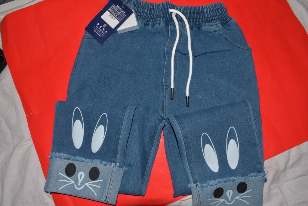 GIRL'S WEAR DENIM JOGGER PANT