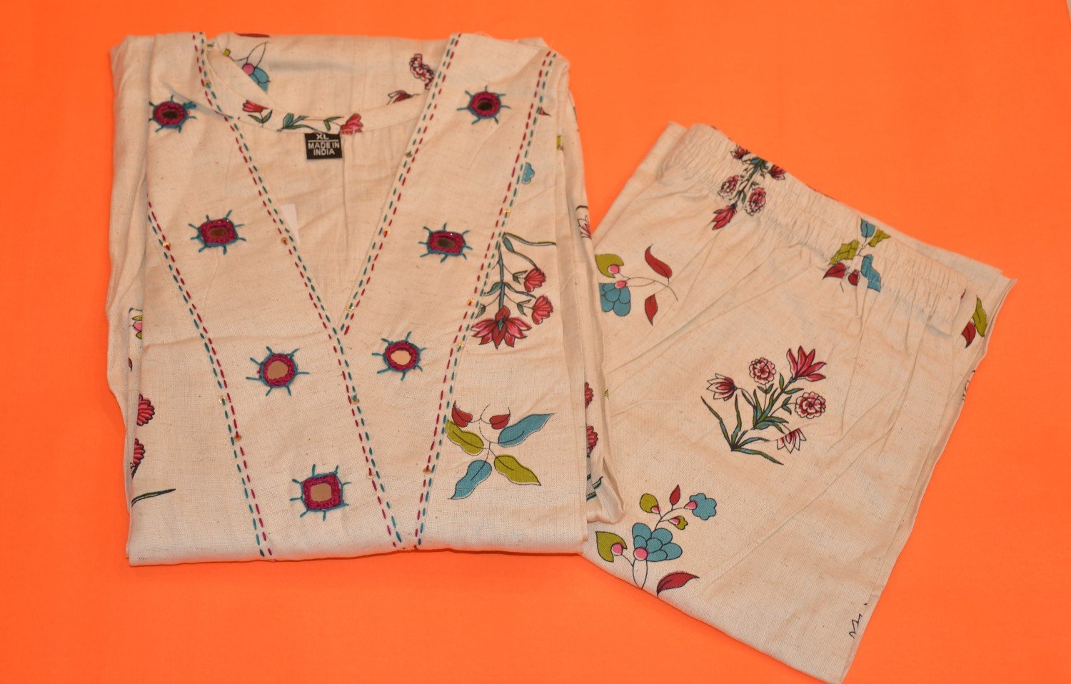 anarakali kurti pant with dupatta