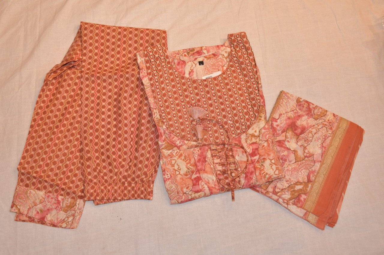 frock suit with duappta