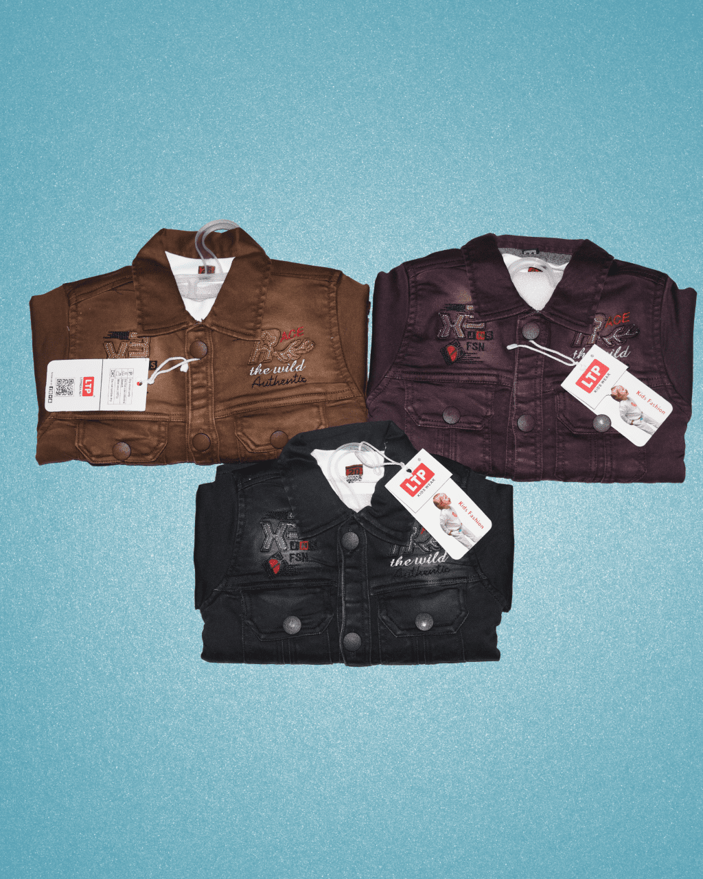 kids denim with jeans and baba suit