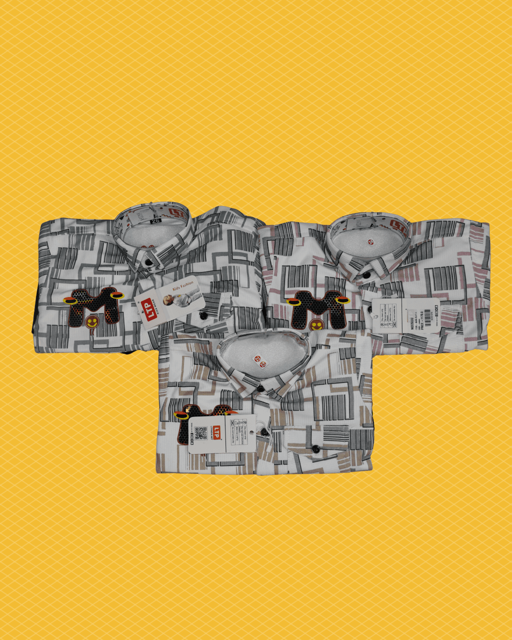 boys printed shirt and black jeans