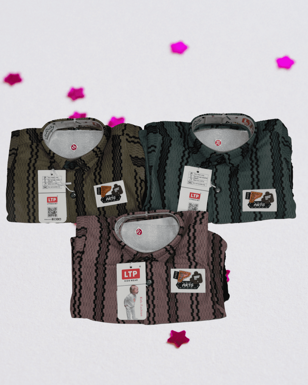 boys stripe shirt and black jeans