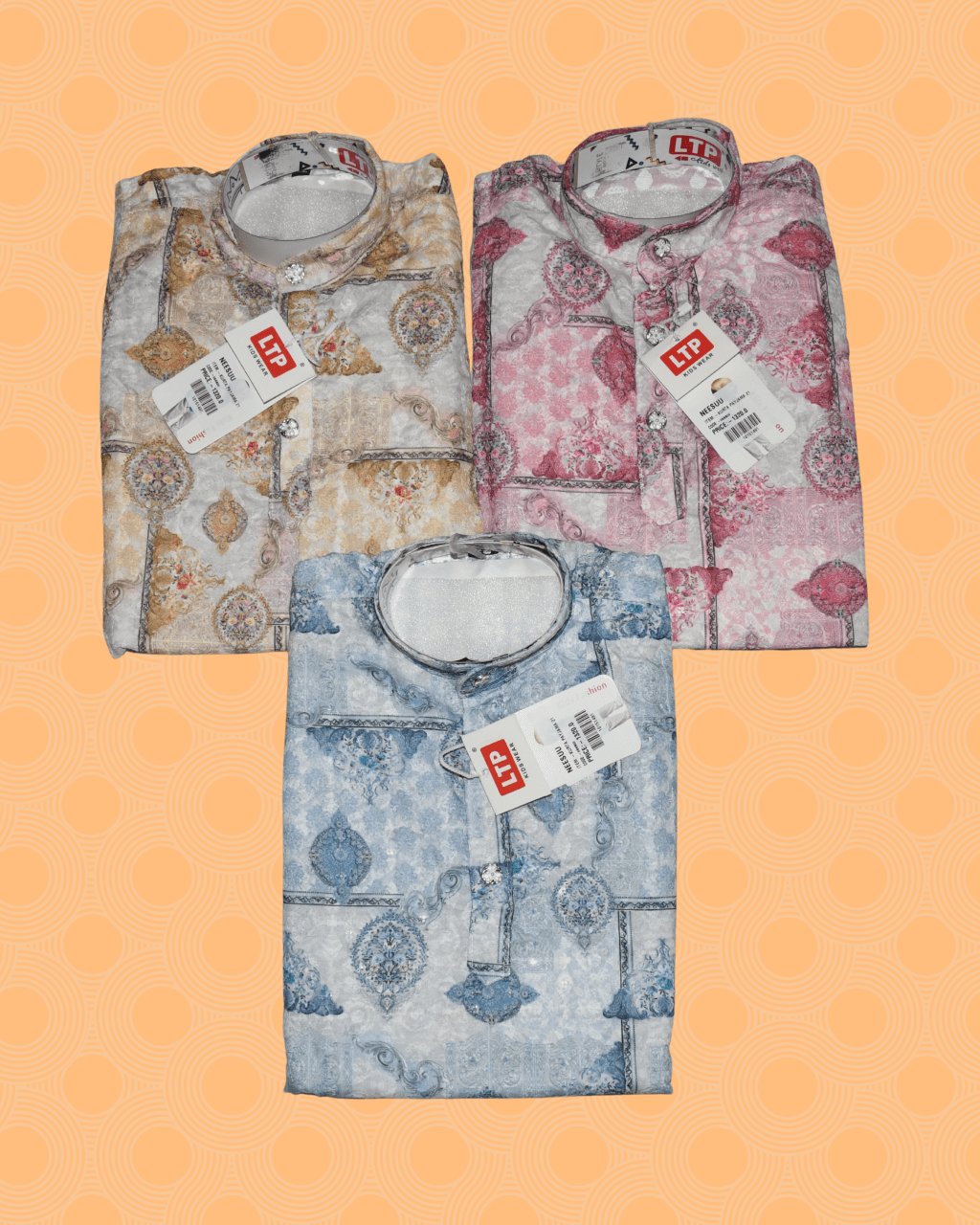 Stylish Designer Ethnic Kurta with Pyjama Set for Boys