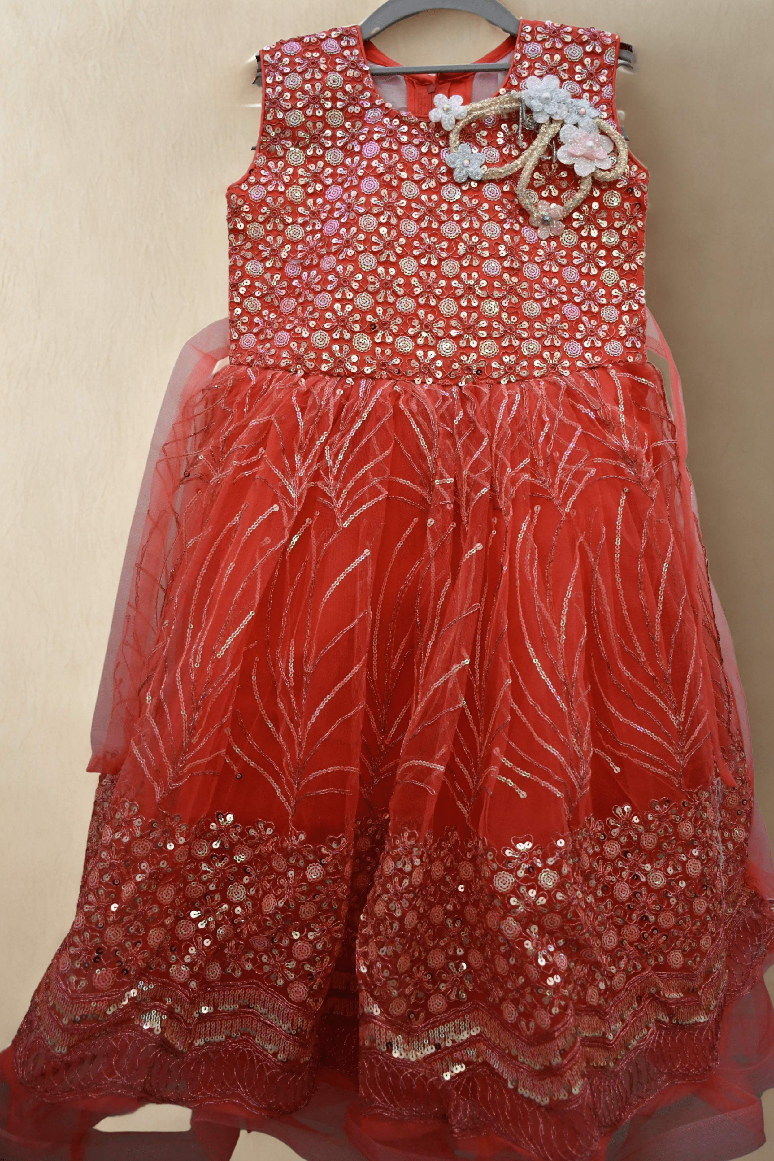 FANCY DESIGNER GIRL'S FROCK